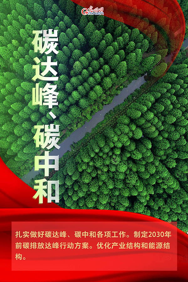 海報| 2021年政府工作報告，提到這些生態(tài)環(huán)保關鍵詞