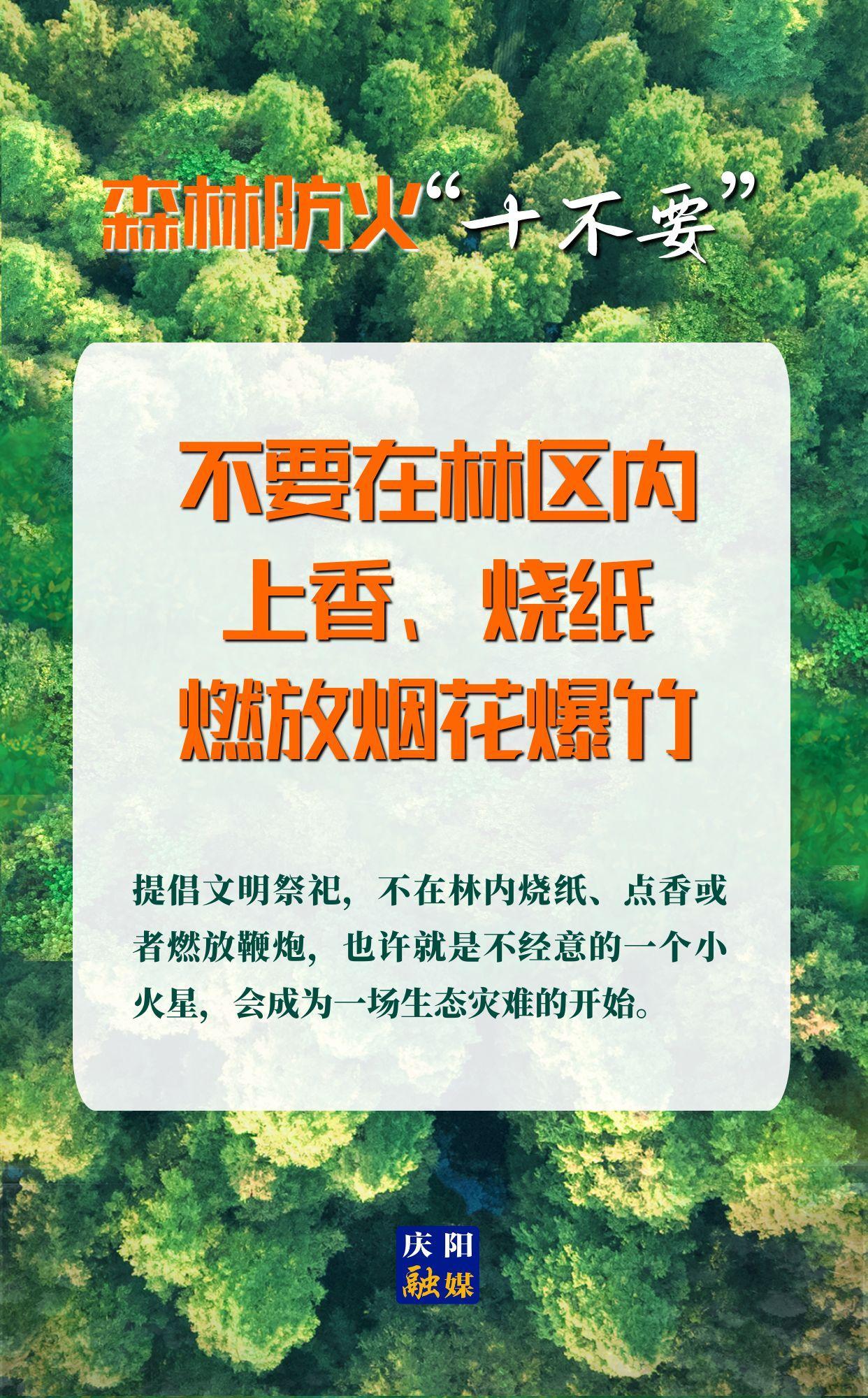 【微海報】森林防火“十不要”④丨不要在林區(qū)內(nèi)上香、燒紙、燃放煙花爆竹