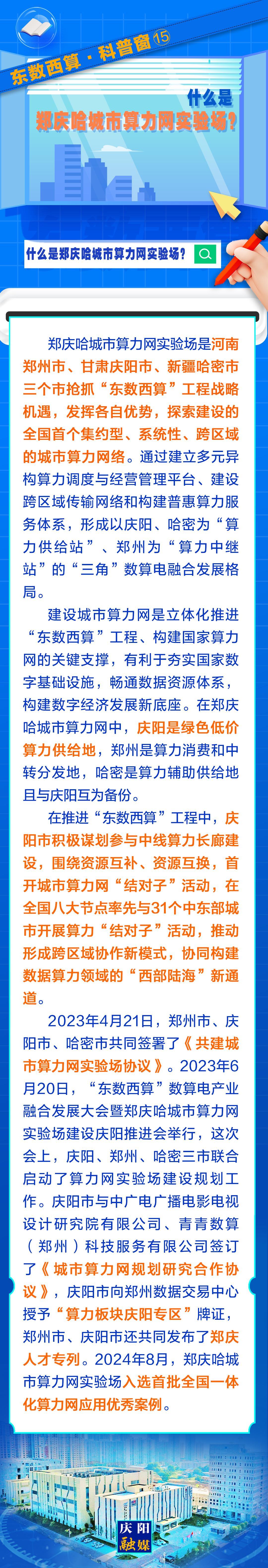 東數(shù)西算·科普窗⒂｜什么是鄭慶哈城市算力網(wǎng)實(shí)驗(yàn)場(chǎng)？