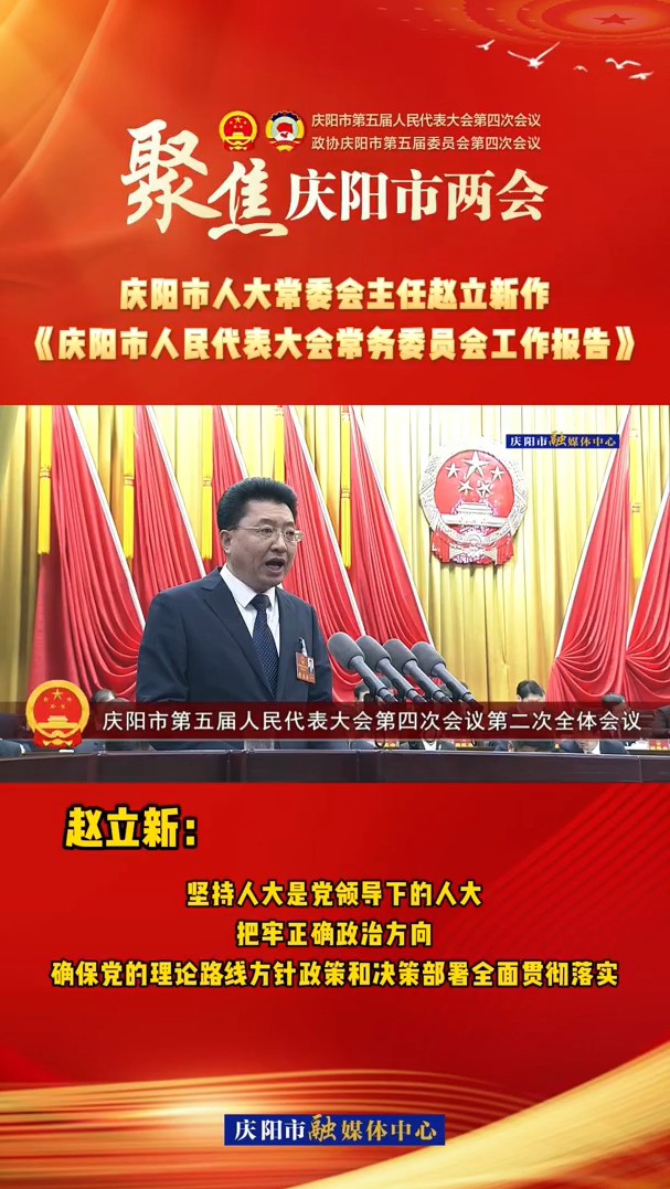 兩會(huì)V視(28)丨趙立新：堅(jiān)持人大是黨領(lǐng)導(dǎo)下的人大，把牢正確政治方向，確保黨的理論路線方針政策和決策部署全面貫徹落實(shí)