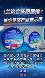 蘭洽會慶陽展館｜低空經濟產業(yè)展示區(qū)